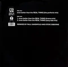 U2 Island Records – Even Better Than The Real Thing (Vinyl, 12")