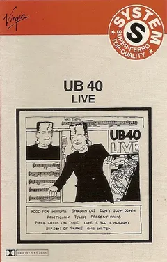 UB 40* – Live (Cassette, Album)