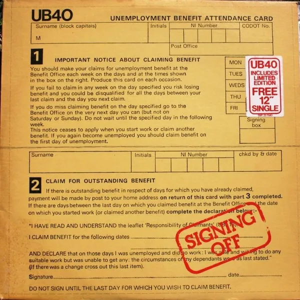 UB40 – Signing Off