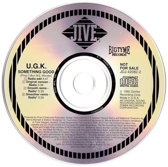 UGK'z* – Something Good