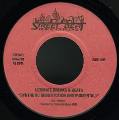 Ultimate Breaks & Beats – Synthetic Substitution (Vinyl, 7")