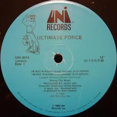 Ultimate Force – I'm Not Playing (Vinyl, 12")