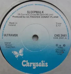 Ultravox – Sleepwalk (Vinyl, 7")