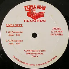 Undasett – G's Perspective (Vinyl, 12")