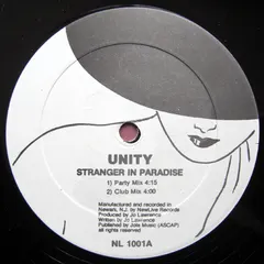 Unity (9) – Stranger In Paradise (Vinyl, 12")