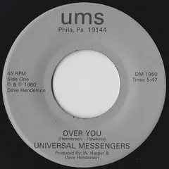 Universal Messengers (2) – Over You (Vinyl, 7")
