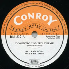 Unknown Artist – Domestic Comedy (Vinyl, 10")