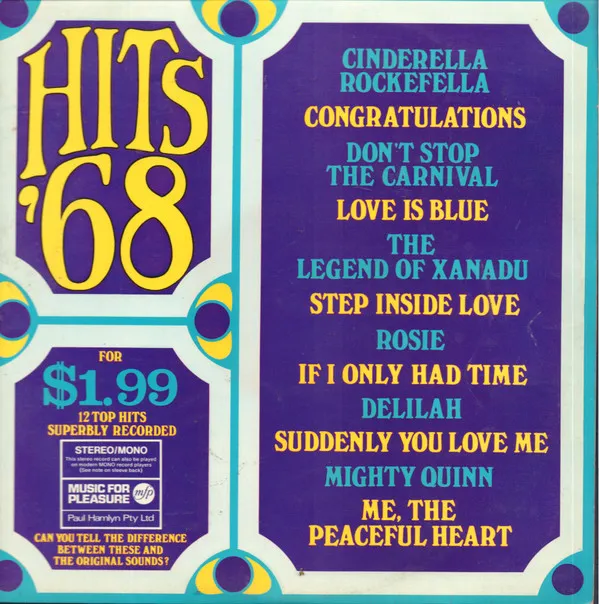 Unknown Artist – Hits '68
