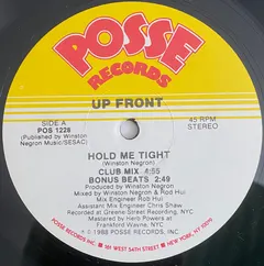Up Front – Hold Me Tight (Vinyl, 12")