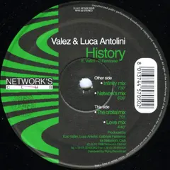 Valez & Luca Antolini – History (Vinyl, 12")