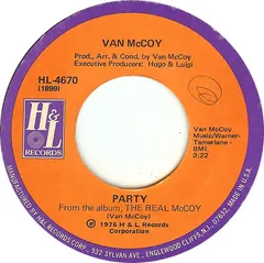 Van McCoy H & L Records – Party (Vinyl, 7")