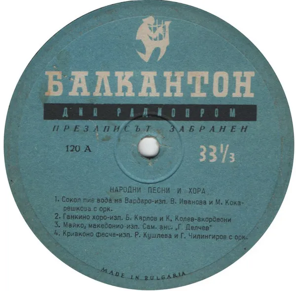 Various – Народни Песни И Хора