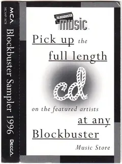 Various – Blockbuster Sampler 1996 (Cassette, Promo)