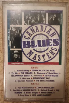 Various – Canadian Blues Masters (Cassette, Compilation)