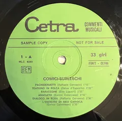 Various – Comici - Burleschi (Vinyl, LP)