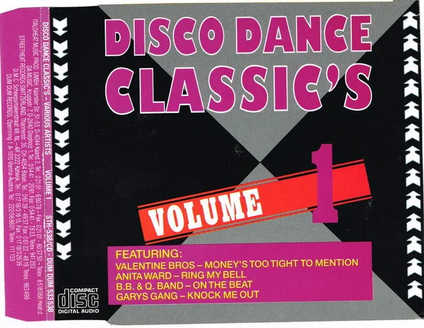 Various – Disco Dance Classic's Volume 1