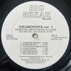 Various – Drumdrops Vol. 1 (Essential Break Beats & Loops) (Vinyl, 12")