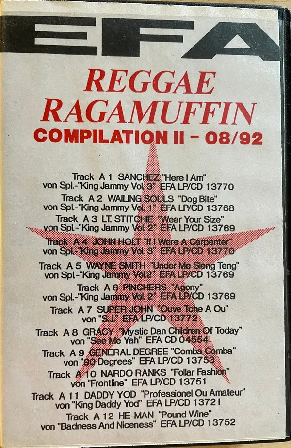 Various – EFA Reggae Ragamuffin Compilation II - 08/92