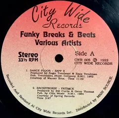 Various – Funky Breaks & Beats (Vinyl, 12")