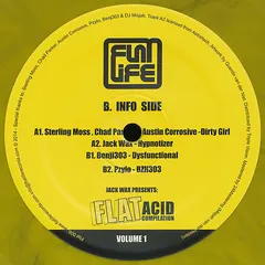 Various – Jack Wax Presents "Flat Acid Compilation" Volume 1 (Vinyl, 12")