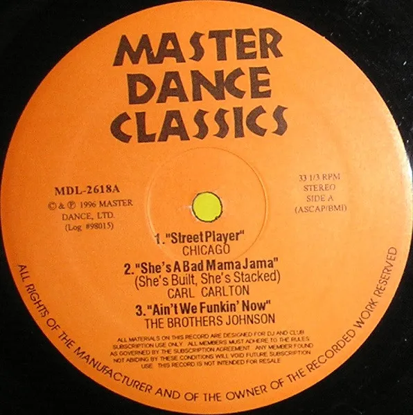 Various – Master Dance Classics