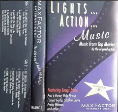 Various – Max Factor - Lights, Action, Music... (Cassette, Compilation)