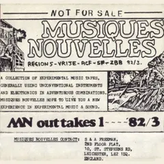 Various – MN Outtakes 1 - 82/3 (Cassette, Compilation)