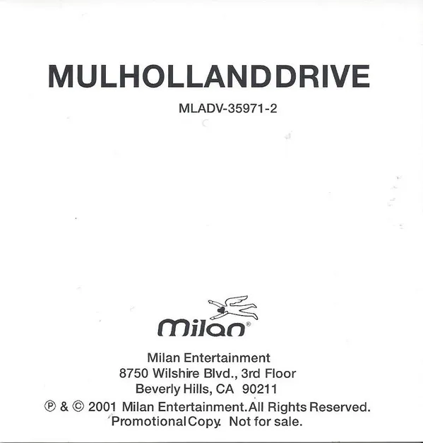Various – Mulholland Drive