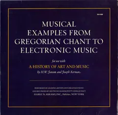 Various – Musical Examples From Gregorian Chant To Electronic Music (Vinyl, LP)