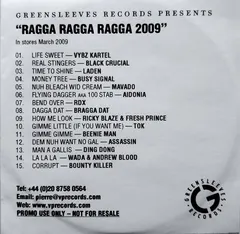 Various – Ragga Ragga Ragga 2009 (CDr, Compilation)