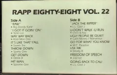 Various – Rapp Eighty-Eight Vol. 22 (Cassette, Compilation)