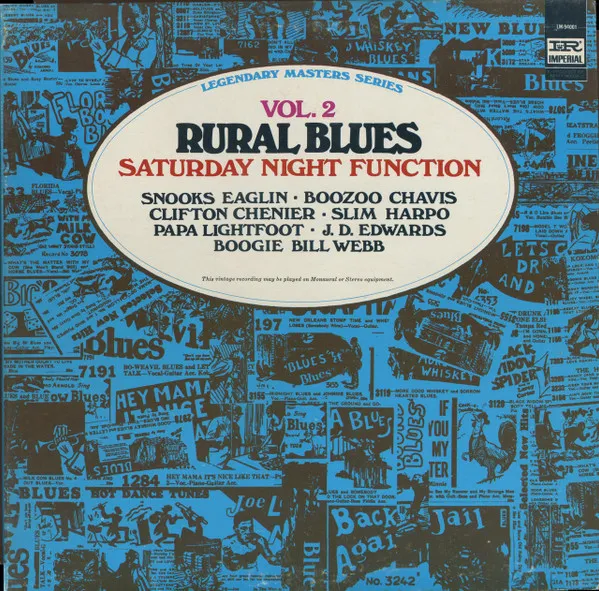 Various – Rural Blues Vol 2: Saturday Night Function