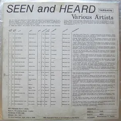 Various – Seen And Heard (Vinyl, LP)