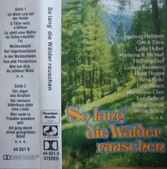 Various – So Lang' Die Wälder Rauschen (Cassette, Compilation)