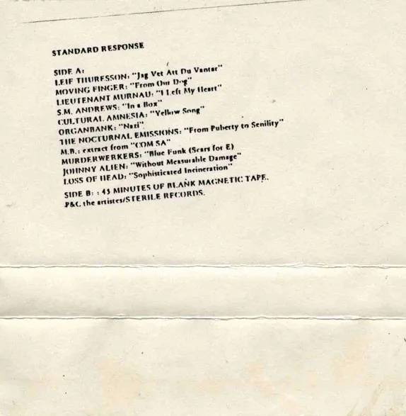 Various – Standard Response