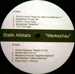 Various – Statik Allstars - Werkschau (Vinyl, LP)