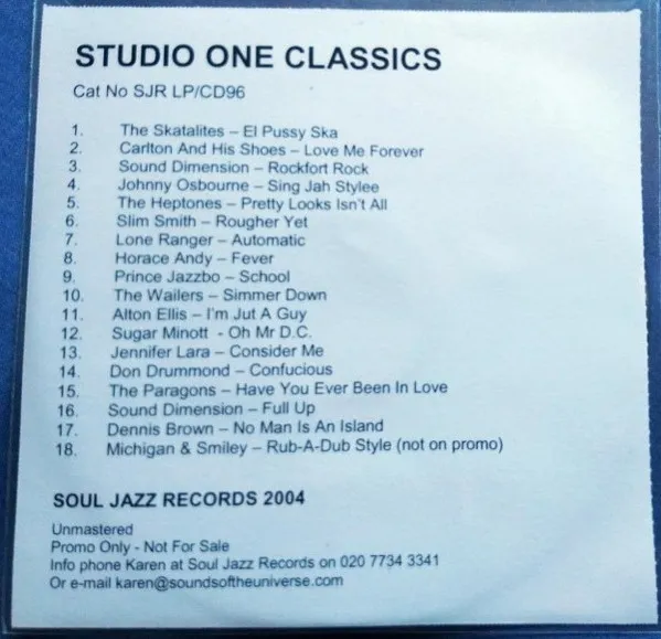 Various – Studio One Classics