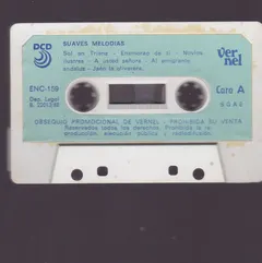 Various – Suaves Melodías - Vernel (Cassette, Compilation)