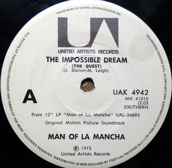 Various – The Impossible Dream (The Quest)