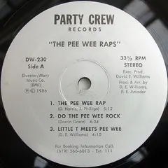 Various – The Pee Wee Raps (Vinyl, 12")