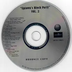 Various – Uptown's Block Party Volume 2 (CD, Advance)