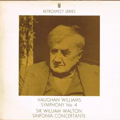 Vaughan Williams* / Sir William Walton – Symphony No. 4 / Sinfonia Concertante (Vinyl, LP)