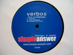 Verbos* – Form is Emptiness (Vinyl, 12")