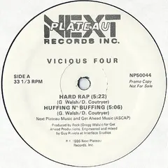 Vicious Four – Hard Rap (Vinyl, 12")
