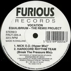Vocation – Equilibrium - The Remix Project (Vinyl, 12")