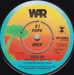 War – Cisco Kid (Vinyl, 7")