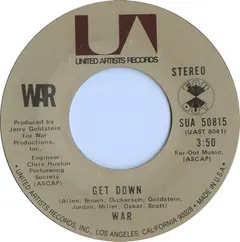 War – Get Down / All Day Music (Vinyl, 7")