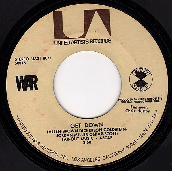 War – Get Down / All Day Music