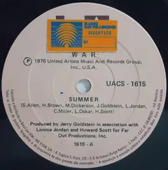 War – Summer / All Day Music (Vinyl, 7")