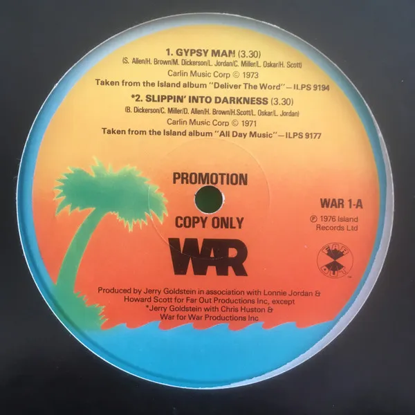 War – War Sampler